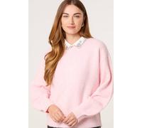 Blue Vanilla Pink Peter Pan Embellished Jumper Pink M/L