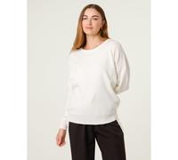 Ivory Plain Crew Neck Jumper Blue Vanilla Ivory M/L