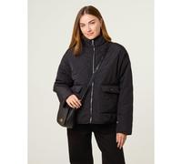 Blue Vanilla Quilted Jacket - UK 10-12 - Black