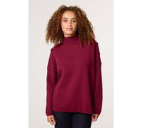 Blue Vanilla Red Button Shoulder Jumper Red