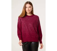 Blue Vanilla Diamante Jumper - S-M - Berry