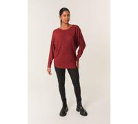 Blue Vanilla Women's Red Jumper With Silver Rhinestones | Size: Medium/Large Blue Vanilla Red M/L