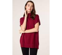 Blue Vanilla Women's Red Oversized Sleeveless Jumper | Size: 14-16 Blue Vanilla Red 14-16