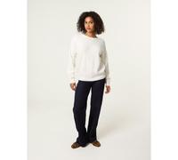 Blue Vanilla Round Neck Bow Back Detailed Jumper - S-M - Ivory