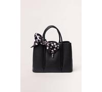 Blue Vanilla Scarf Top Handle Bag In Black Black One Size