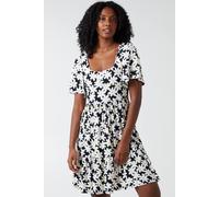 Blue Vanilla Women's Scrunch Back Smocked Dress in White | Size: Small