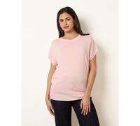 Blue Vanilla Short Sleeve Texture Knit Top - S-M - Pink