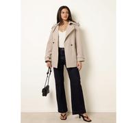 Blue Vanilla Short Trench Coat - XL - Stone