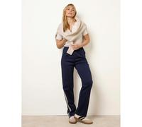 Blue Vanilla Side Stripe Sport Trousers - L - Navy