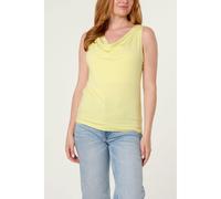 Blue Vanilla Women's Lemon Sleeveless Cowl Neck Viscose Jersey Top Blue Vanilla Lemon One Size