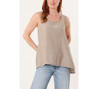 Blue Vanilla Women's Light Brown Sleeveless Top | Size: S/M Blue Vanilla Light Brown S/M