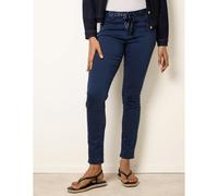 Blue Vanilla Slim Leg Stretch Denim Scarf Trousers - XL - Navy