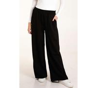 Blue Vanilla Soft Sweat Straight Leg Trousers - S-M - Black