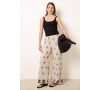 Blue Vanilla Embroidered Trousers - M - Stone
