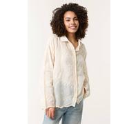 Blue Vanilla Stone Flower Print Shirt Stone