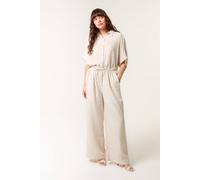 Blue Vanilla Women's Stone Paperbag Waist Pinstripe Trouser | Size: Medium/Large Blue Vanilla Stone M/L