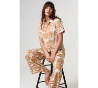 Blue Vanilla Women's Stone Seashell Top & Trouser Set | Size: Small Blue Vanilla Stone S