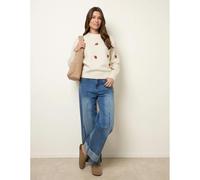 Blue Vanilla Women's Ivory Strawberry Jumper | Size: S/M Blue Vanilla Ivory S/M