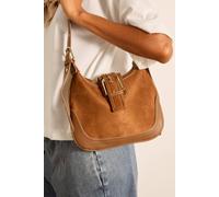 Blue Vanilla Women's Suedette Adjustable Shoulder Bag in Brown Blue Vanilla Brown One Size