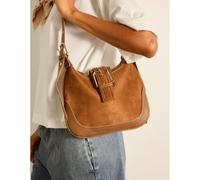 Blue Vanilla Women's Suedette Adjustable Shoulder Bag in Brown Blue Vanilla Brown One Size