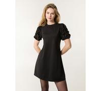 Blue Vanilla Textured Sleeve Mini Dress - XL - Black