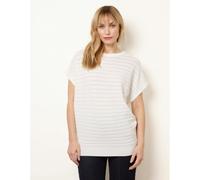Blue Vanilla Textured Sleeveless Knit Top - M-L - Ivory