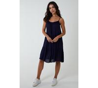 Blue Vanilla Tiered Cami Mini Dress In Navy Navy S