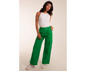 Blue Vanilla Trousers With Side Pocket In Green Green