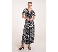 Blue Vanilla Women's Twist Front Maxi Dress in Black | Size: S/M Blue Vanilla Black S/M