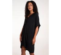 Blue Vanilla Women's Twist Front Midi Dress in Black Blue Vanilla Black One Size