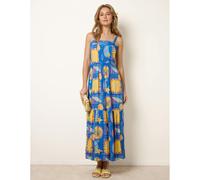 Blue Vanilla Vibrant Strappy Dress - Blue - XL