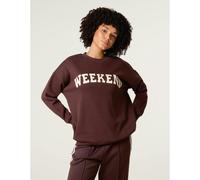 Blue Vanilla Women's Brown Weekend Sweatshirt | Size: Large/XL Blue Vanilla Brown L/XL