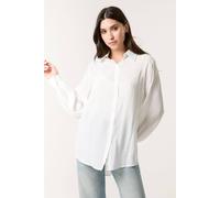 Blue Vanilla Women's White Diamante Detailed Classic Shirt | Size: S/M Blue Vanilla White S/M