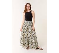 Blue Vanilla Wide-Flared Multi Trousers Multi