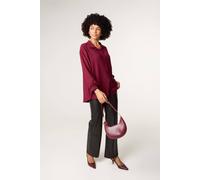 Blue Vanilla Wine Diamante Shirt Wine One Size