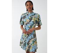Blue Vanilla Women's Angel Slv High Neck Mini Dress | Size: 14