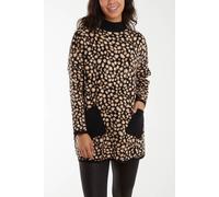 Blue Vanilla Women's Animal Pocket Jumper in Black Blue Vanilla Black One Size