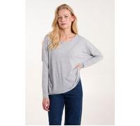 Blue Vanilla Women's Batwing High Low Top in Grey | Size: Medium/Large Blue Vanilla Grey M/L