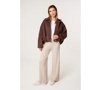 Blue Vanilla Knitted Wide Leg Trousers - S-M - Grey