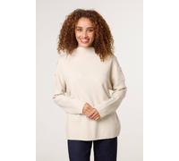 Blue Vanilla Women's Beige Long Sleeve Slip On Turtleneck Jumper | Size: Small/Medium