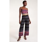 Blue Vanilla Women's Belted Bandeau Jumpsuit in Black | Size: 10 Blue Vanilla Black 10