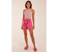 Blue Vanilla Women's Belted Shorts in Pink | Size: Medium Blue Vanilla Pink M