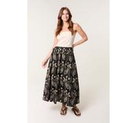 Blue Vanilla Women's Black Embroidered Bandeau 2 In 1 Dress Blue Vanilla Black One Size