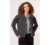 Blue Vanilla Women's Black Long Sleeve Button Up Collar Jacket | Size: Small/Medium
