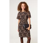 Blue Vanilla Mark Making Crew Neck Dress - XL - Black