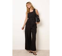 Blue Vanilla Tailored Pocket Two-Piece Co-Ord Set - L - Black