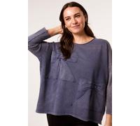 Blue Vanilla Women's Blue Bow Sweatshirt | Size: Medium/Large Blue Vanilla Blue M/L