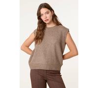 Blue Vanilla Round Neck Vest - UK 10-12 - Brown