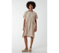 Blue Vanilla Women's Cocoon Dress With Side Pockets in Stone | Size: Small/Medium
