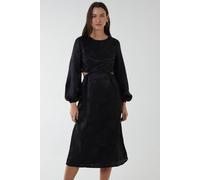 Blue Vanilla Women's Crew Neck Cut Out Midi Dress in Black | Size: 10 Blue Vanilla Black 10